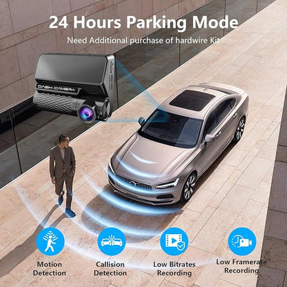 4K Dash Cam Front and Rear, 30FPS Dash Camera - Image 7