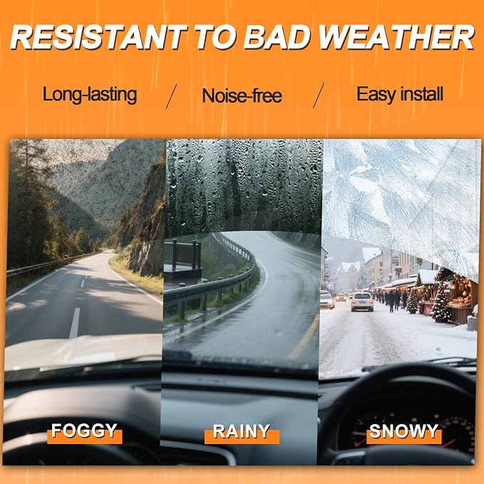 HULADAED® 26'' 16'' 12'' Windshield Wipers Replacement - Image 6