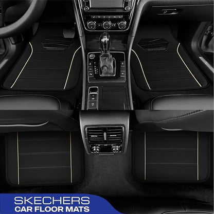 Skechers Memory Foam Car Mats, Leather Piping - Image 3
