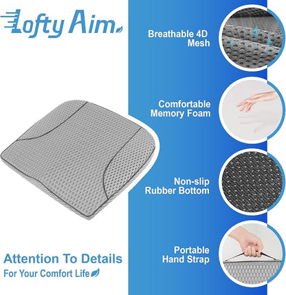 Car Seat Cushion, Comfortable Memory Foam Seat Pillow - Image 6