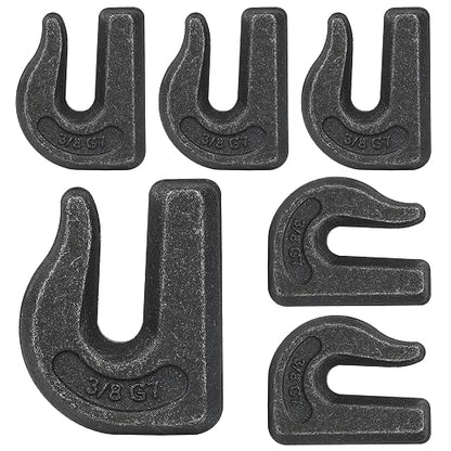 3/8 inch Weld On Grab Hooks, G70 Tractor Bucket Hooks Great by Yision