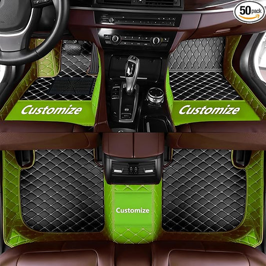 Custom Personalized Floor Mats for Cars，Luxury Full Coverage All Car Floor by Unknown
