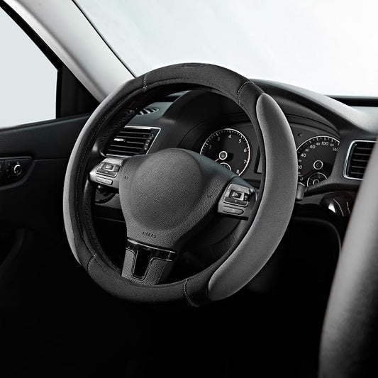 Skechers Steering Wheel Cover, 14.5-15 Inch Universal Memory Foam Car Steering by Skechers