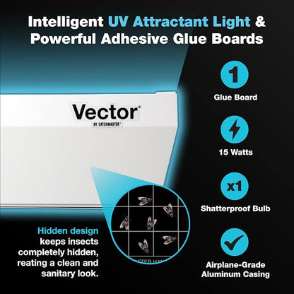 Catchmaster Vector Optima Light Trap, UV Light Fly Traps - Image 5
