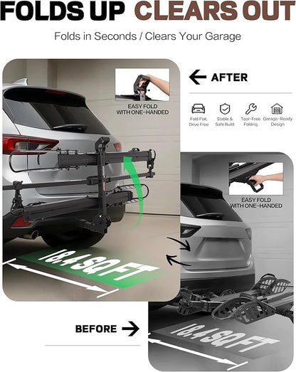 E-Bike Rack Hitch Mount Platform Style - Image 4