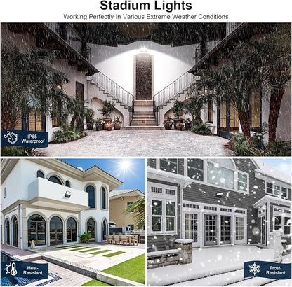 LED Stadium Lights, Outdoor Super Bright 240 Watt 36000 Lumen Stadium Flood - Image 3