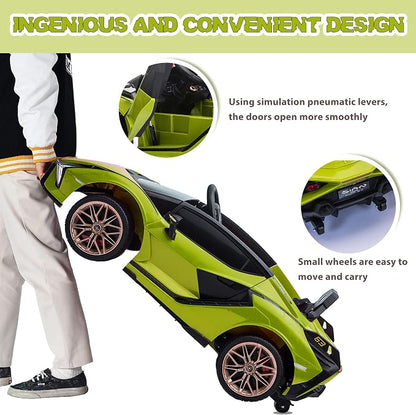 TOBBI Electric Ride On Car Toy for Kids to Drive, 12V Battery Powered Licensed - Image 5