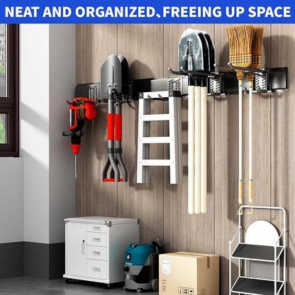 Garage Organization Tool Organizer Wall Mount, 48inch Heavy Duty Garden Tool - Image 6