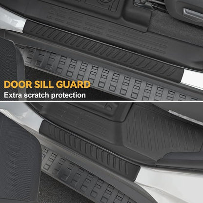 Floor Mats Set for 2024 2025 Toyota Land Cruiser Prado 5 Seats, Full Coverage - Image 5