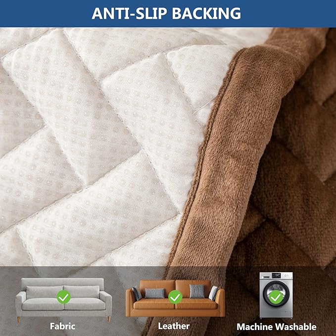 Eismodra Armrest Covers, Couch Cover, Sofa Cover, Backrest Covers, Anti-Slip - Image 4