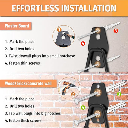 HUHOLE 14PC Garage Hooks Heavy Duty, Utility Garage Storage Hooks, Wall Mount - Image 6