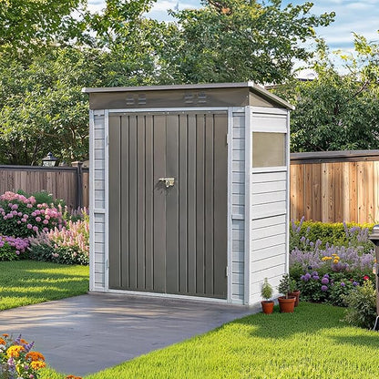 MyVoice 3x5 FT Wooden Outdoor Storage Shed by MyVoice