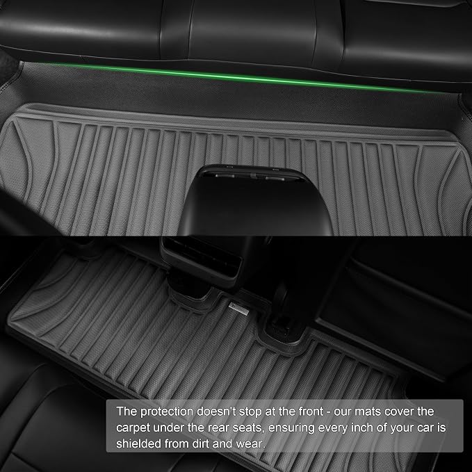 Floor Mats for Tesla Model Y（2021-2025） Custom Fit All Weather Cargo Liner - Image 5