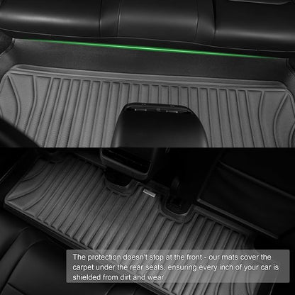 Floor Mats for Tesla Model Y（2021-2025） Custom Fit All Weather Cargo Liner - Image 5