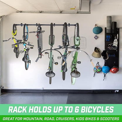 GoSports 6 ft Wall Mounted Bike Rack - Image 3