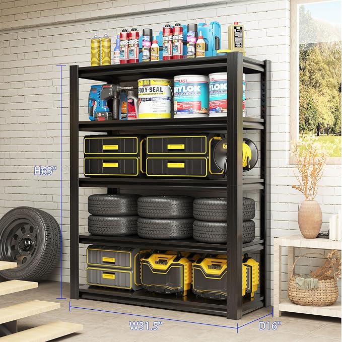 Metal Storage Shelving Heavy Duty, Shelves Unit - Image 2