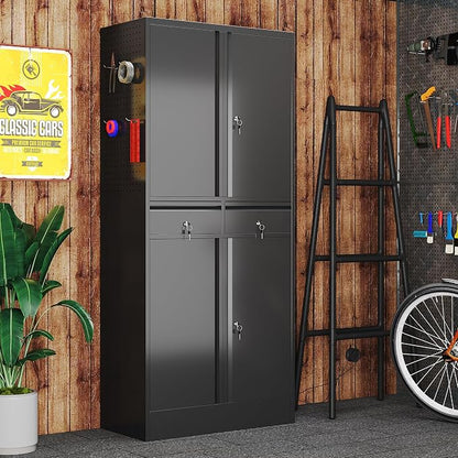 71" Metal Garage Storage Cabinet - Image 7