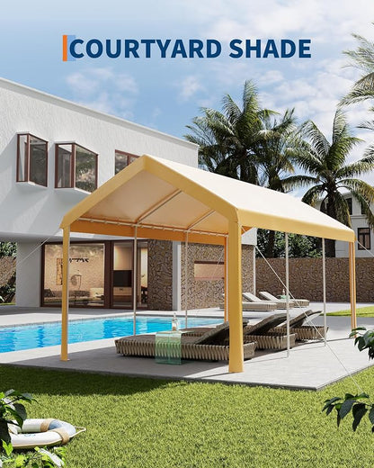 10x20ft Metal Carport Garage - Image 6