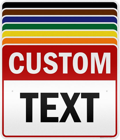 Custom Sign, Custom Sign for Business, Indoor/Outdoor use. 24x30 Inches by MySignCenter