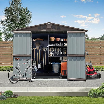 IKERY Metal Storage Shed - Image 8