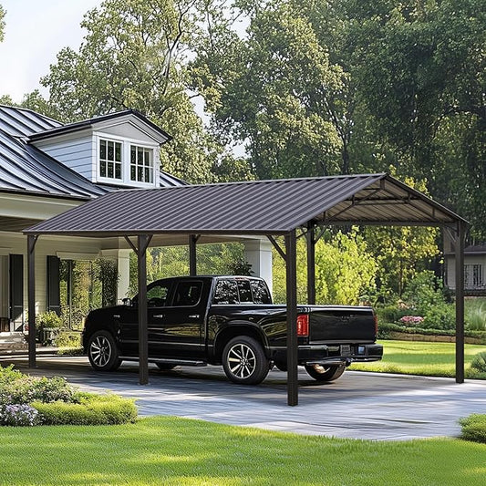 PHI VILLA 10 x 20 ft Carport Metal Carports by PHIVILLAThepioneerofcomfortablehouseholdsupplies