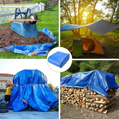 Tarp 12x16 Feet 14 Mil Heavy Duty Waterproof Tarp, Large Multipurpose Cover - Image 7