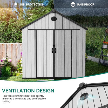 YITAHOME 8x16 FT Outdoor Storage Shed - Image 5