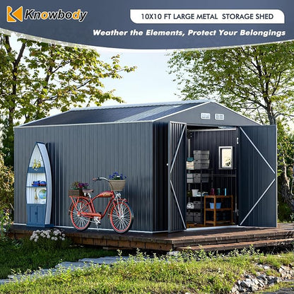 Metal Shed 10x10x7 FT, Enhance Your Space - Image 2