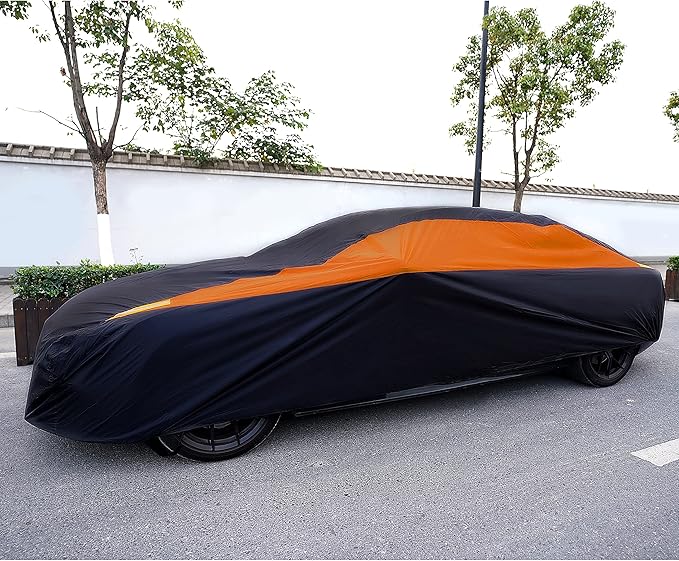 MORNYRAY Waterproof Car Cover All Weather Snowproof UV Protection Windproof - Image 8