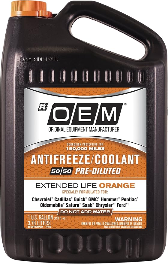 OEM Recochem American Vehicles Premium Antifreeze 50/50 Extended Life Coolant by OEM