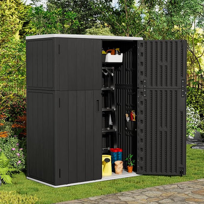 Vertical Outdoor Storage Cabinets, Plastic Sheds&Outdoor Storage - Image 3