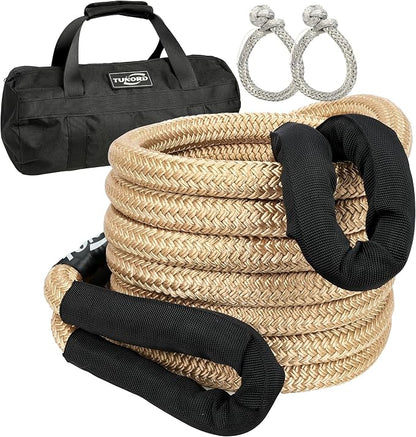 Nylon Kinetic Recovery Tow Rope Heavy Duty Offroad Snatch Strap by TUNORD
