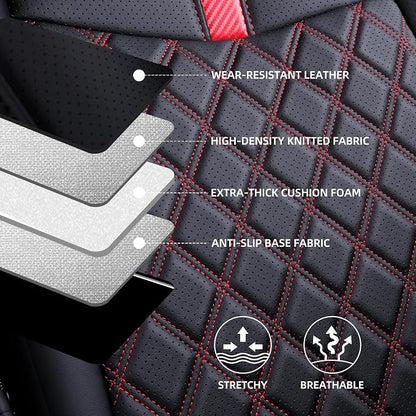 Custom Fit RAV4 Seat Covers for 2019-2025 Toyota RAV4 Hybrid LE, XLE Premium - Image 4