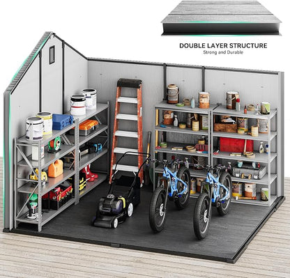 YITAHOME 8x10 FT Outdoor Storage Shed - Image 4