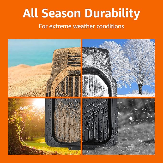 Amazon Basics 4-Piece Heavy Duty PVC Floor Mats - Image 4
