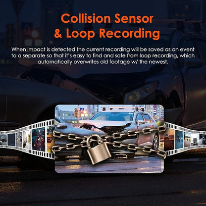 R4-4 Channel Dash Cam W/All Around 1080p Resolution, IR Night Vision, Parking - Image 8
