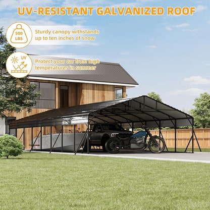 20' x 40' Heavy Duty Metal Carport - Image 5