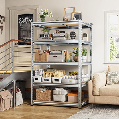 REIBII Garage Shelving, 5 Tier Storage Shelves Load 2020LBS, Adjustable Garage - Image 7