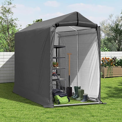 6 x 3ft Outdoor Cycle Storage Shelter - Image 7