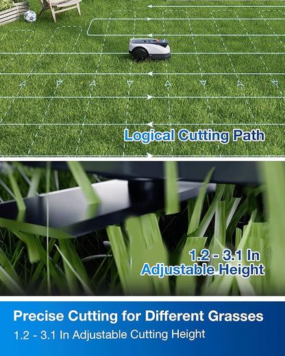 ECOVACS Goat O1000 RTK Robot Lawn Mower, Perimeter Wire Free Vision Robotic - Image 7