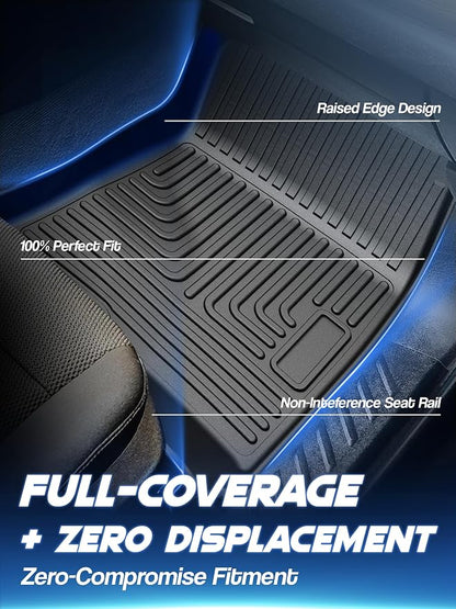 Car Floor Mats for Chevrolet Chevy Colorado/GMC Canyon Crew Cab 2023 2024 2025 - Image 5