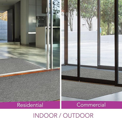 iCustomRug Spartan Weather Warrior Indoor/Outdoor Utility Ribbed Carpet Runner - Image 5