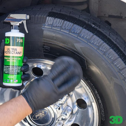 3D Ultra Protectant Tire Shine Spray – Water-Based High Gloss Tire Dressing | - Image 7