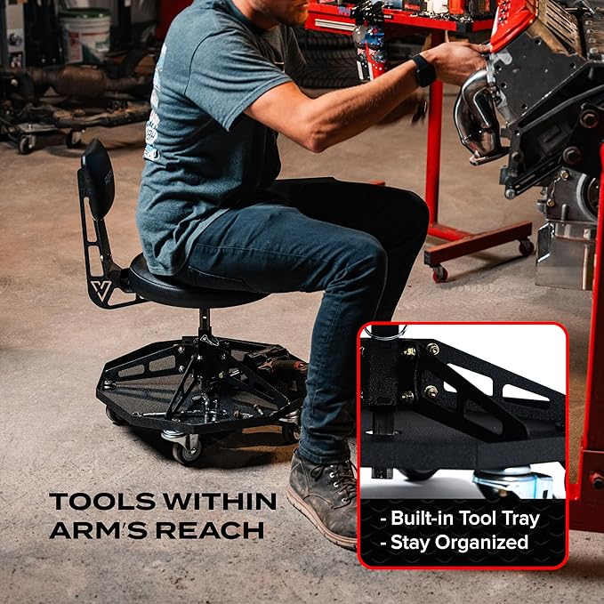 Vyper Robust Steel Sport Shop Chair - Image 6
