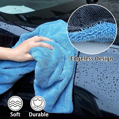 LIVOS 2 Pack Car Drying Towel, Premium Microfiber Towels - Image 4