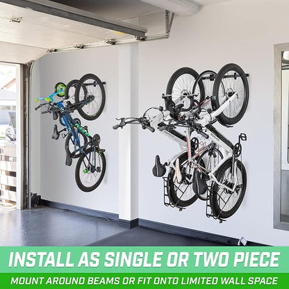 GoSports 6 ft Wall Mounted Bike Rack - Image 4