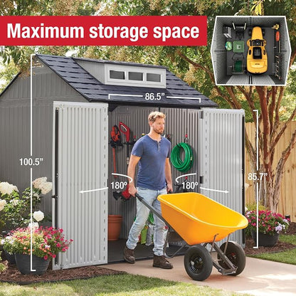 Rubbermaid Resin Outdoor Storage Shed - Image 5