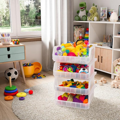 Plastic Containers for Organizing and Storage Bins for Closet, Garage or Pantry - Image 5
