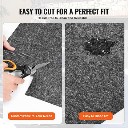 VEVOR Car Garage Mat, Shields Against Water, Durable Slip-Resistant Floor Cover - Image 6