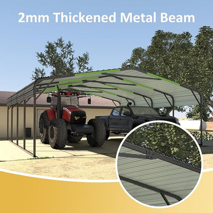 20x20 FT Heavy-Duty Carport - Image 5